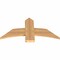 Ekena Millwork Bellingham Timber Gable Bracket, Western Red Cedar, 36"W x 18"H x 1 1/2"D x 5 1/2"F, 12/12 Pitch GBW036X18X0206BEL00SWR - alternate 3